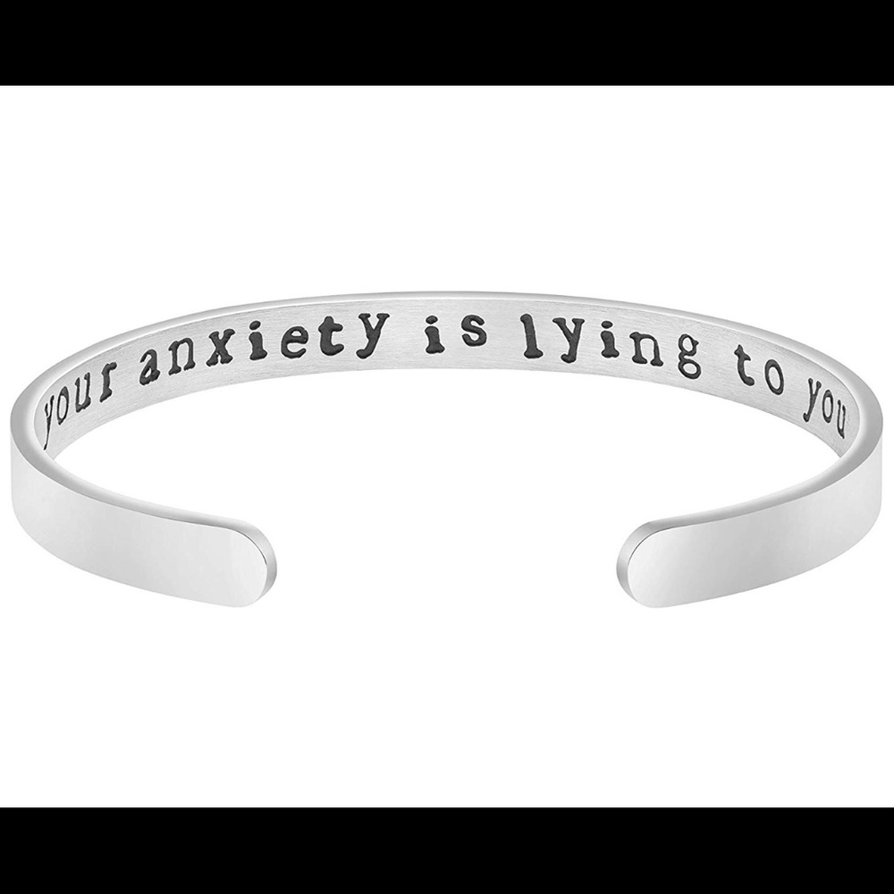 Your Anxiety Is Lying To You Bracelet,Gift Fashion